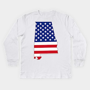 Alabama USA! Kids Long Sleeve T-Shirt